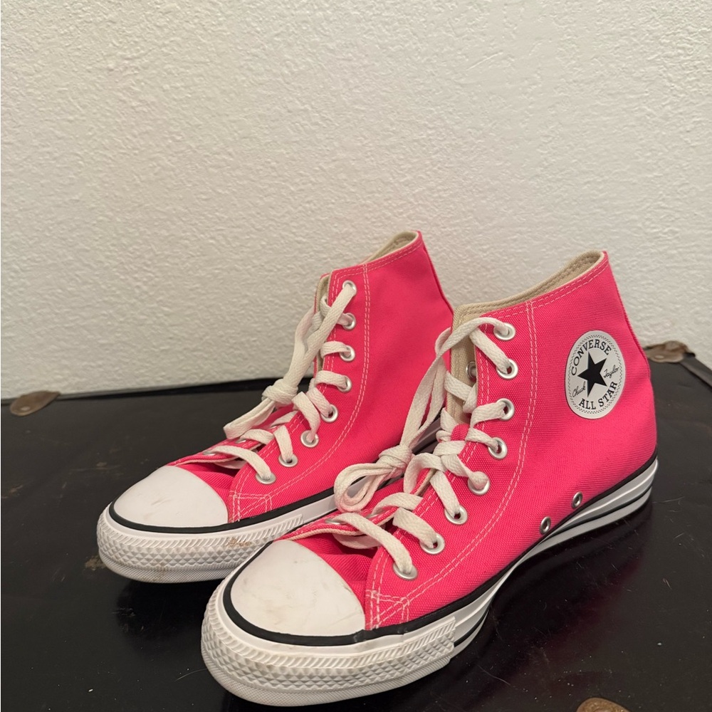 Converse Pink High-Top Sneakers